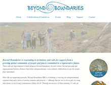 Tablet Screenshot of gobeyondboundaries.org